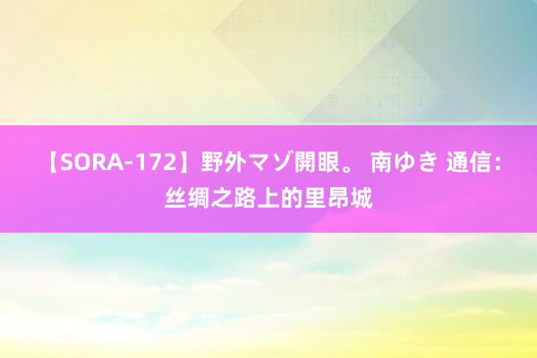 【SORA-172】野外マゾ開眼。 南ゆき 通信：丝绸之路上的里昂城